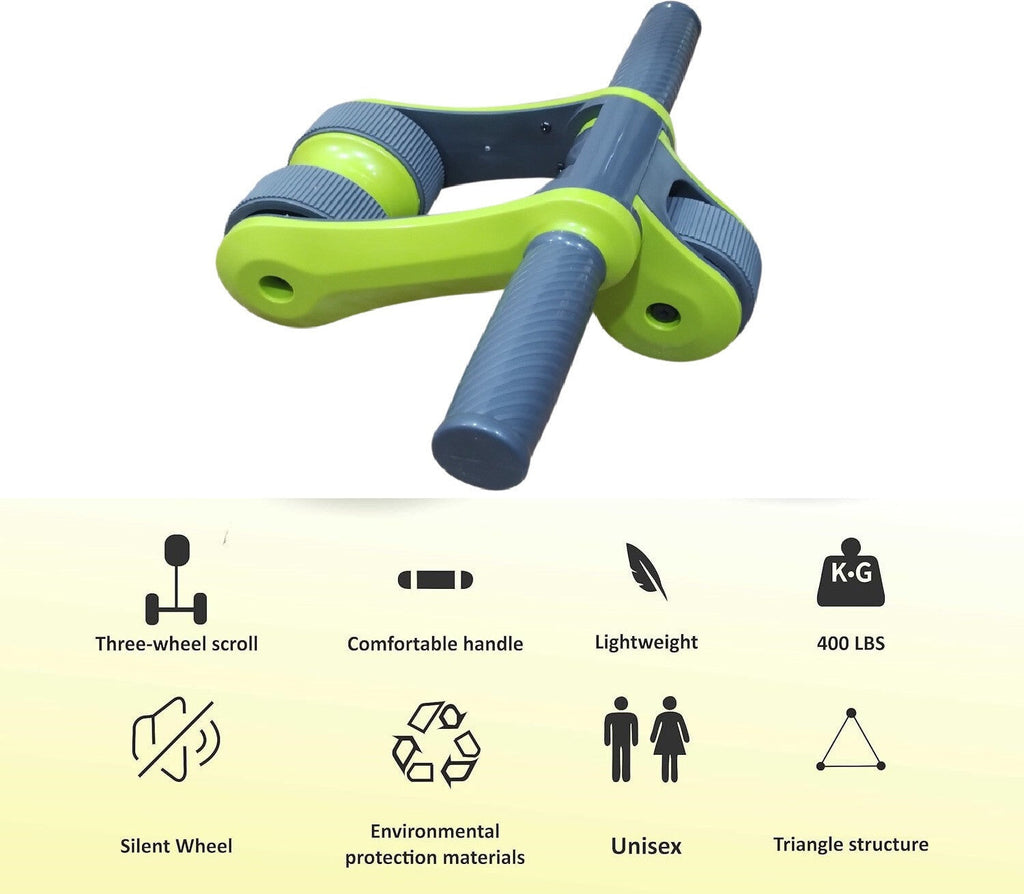 Abs Roller Gym Equipment Ab Wheel Anti Skid Wheels